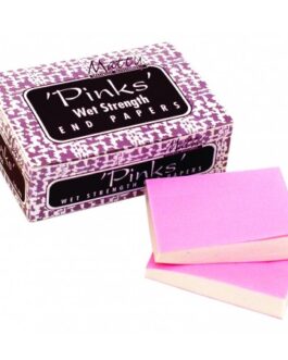 MATTY 6 X 250 LEAF (PINK – WET STRENGTH) END PAPERS