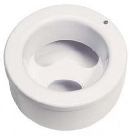 WHITE ROUND MANICURE BOWL NON SPILL