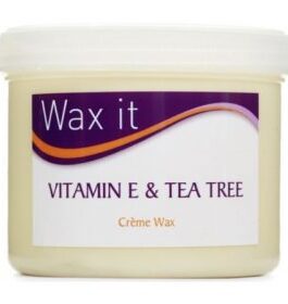 WAX IT CREME VITAMIN E AND TEA TREE WAX 450g
