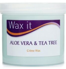WAX IT CREME ALOE VERA AND TEA TREE WAX 450g