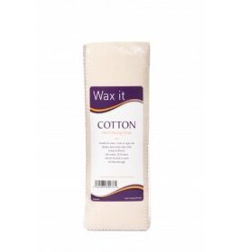 WAX IT COTTON FABRIC WAXING STRIPS (Pack of 100)