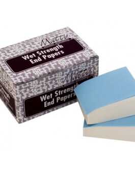 MATTY 5 X 500 LEAF (BLUE – WET STRENGTH) END PAPERS