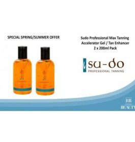 SU-DO PROFESSIONAL MAX TANNING ACCELERATOR GEL / TAN ENHANCER 2 x 200ml Pack